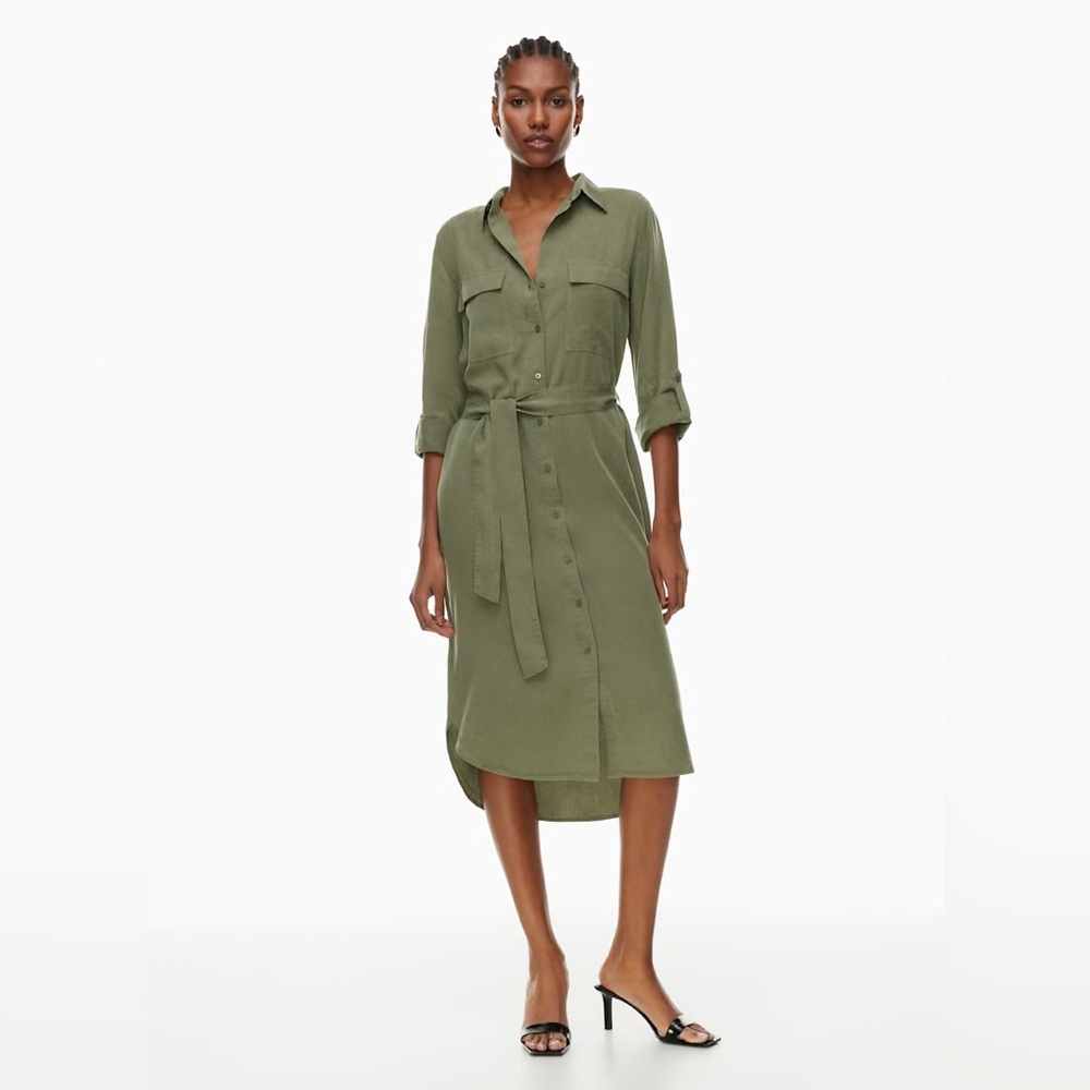 SOLD - Aritzia Babaton | Utility Dress | Army Green | Size S